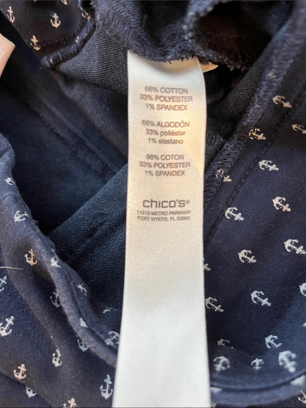 Chicos perfect stretch ankle pant size 8 - Picture 4 of 9